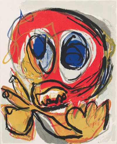 A beast-drawn man
