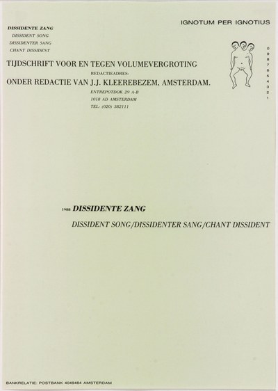 Dissidente zang