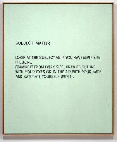 Subject Matter