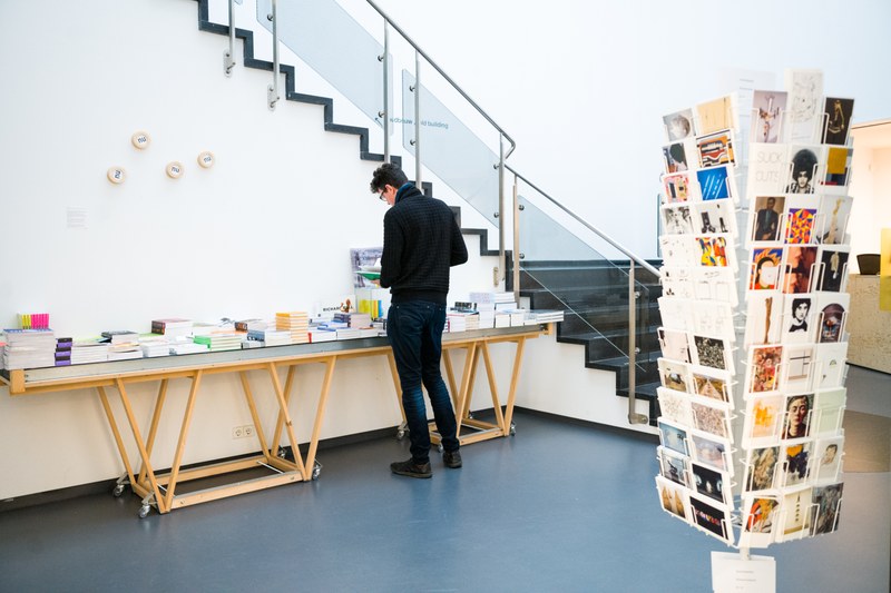 Book sale at the museum shop