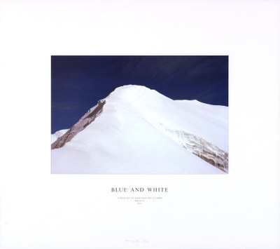 Blue and White