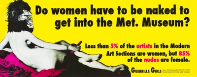Do women have to be naked to get into the Met. Museum?