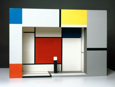 Toneelmaquette voor 'L'Éphémère est éternel' van Michel Seuphor